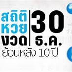 หวย งวด วัน ที่ 30 ธันวาคม